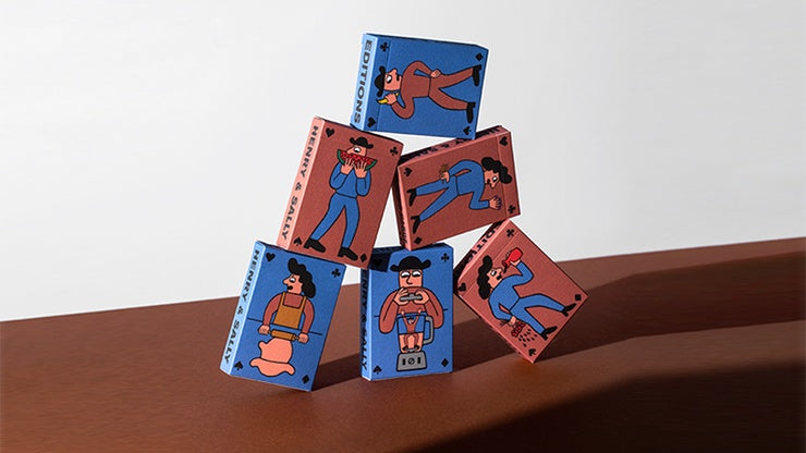 Henry & Sally Playing Cards Playing Cards by RarePlayingCards.com