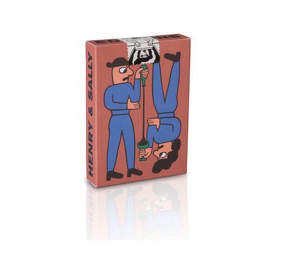 Henry & Sally Playing Cards Playing Cards by RarePlayingCards.com