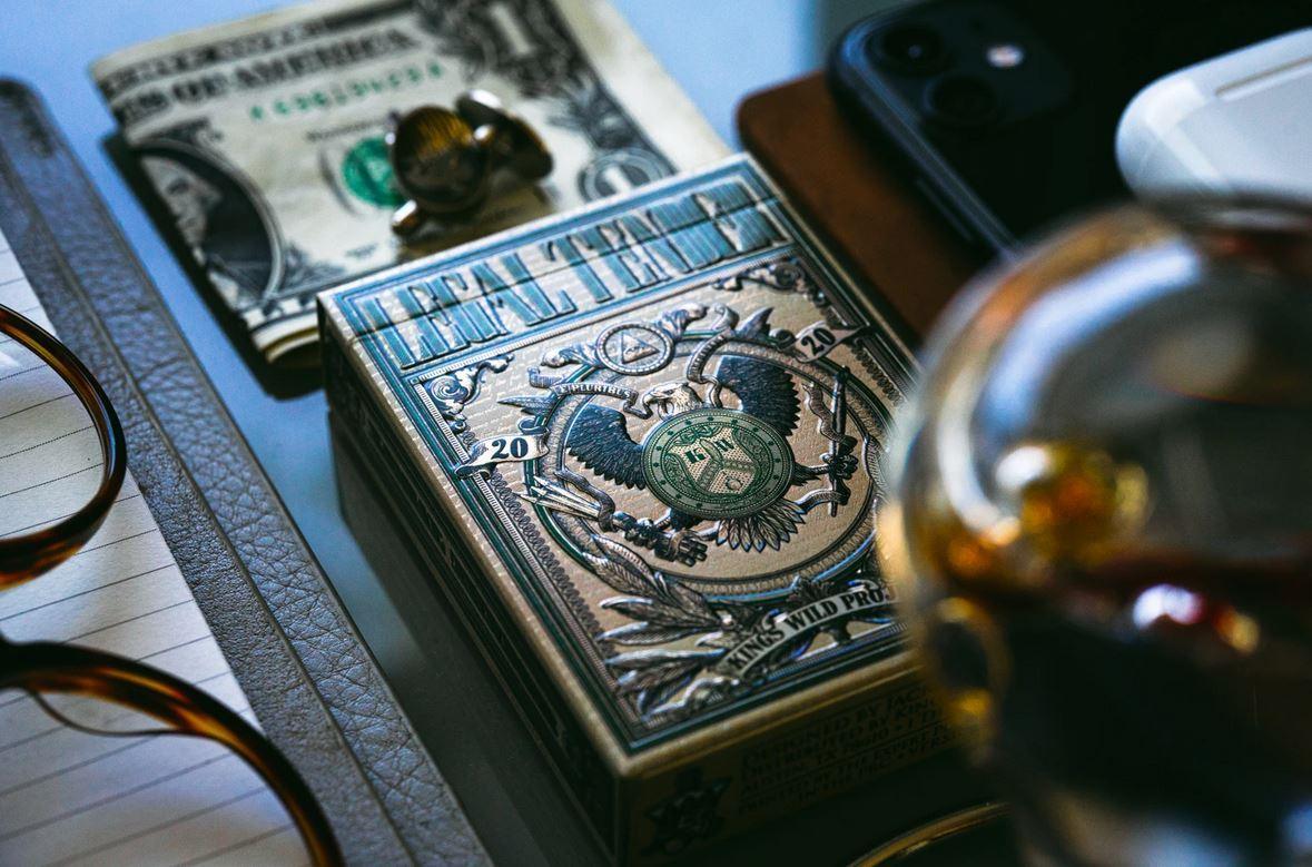 Holographic Legal Tender Version II by Kings Wild Projects Playing Cards by Kings Wild Project