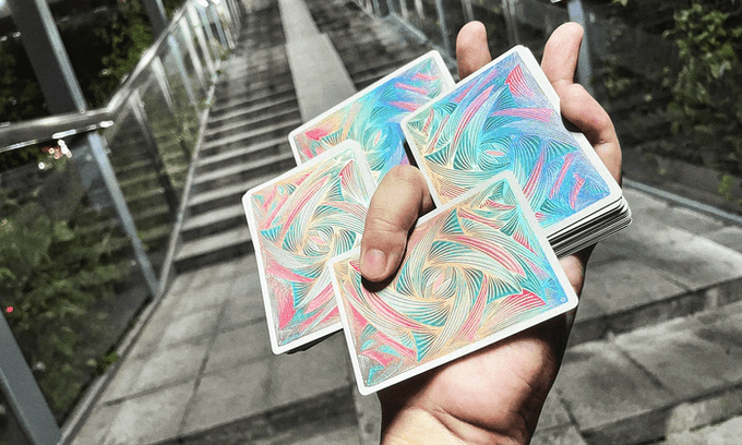 Reminisce Holo Playing Cards Playing Cards by Ark Playing Cards