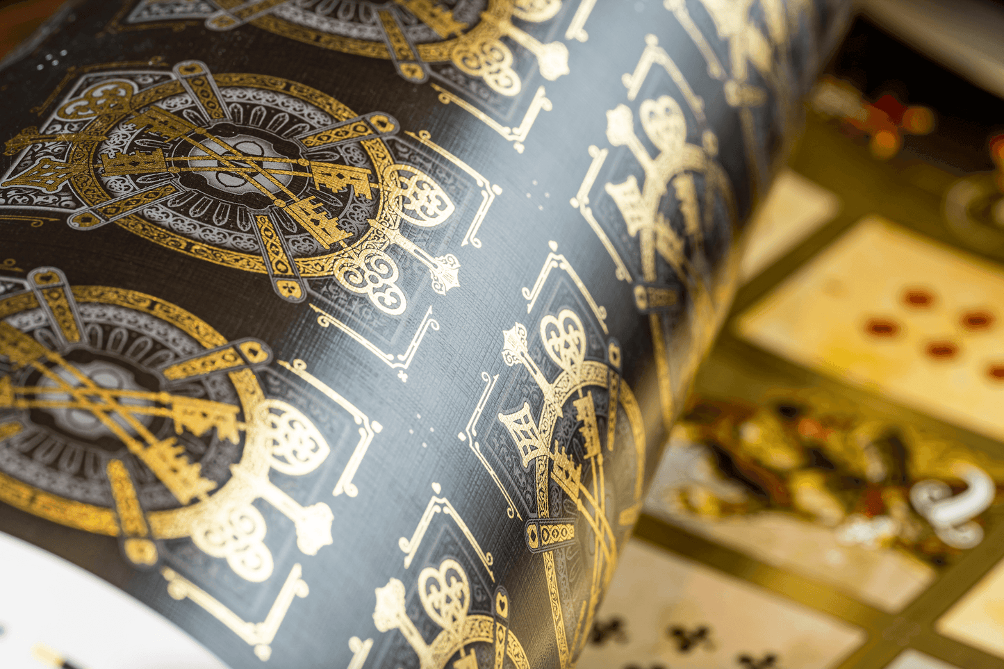 Uncut Sheet with signature - House of the Rising Spade Cartomancer V2 Playing Cards by Stockholm 17