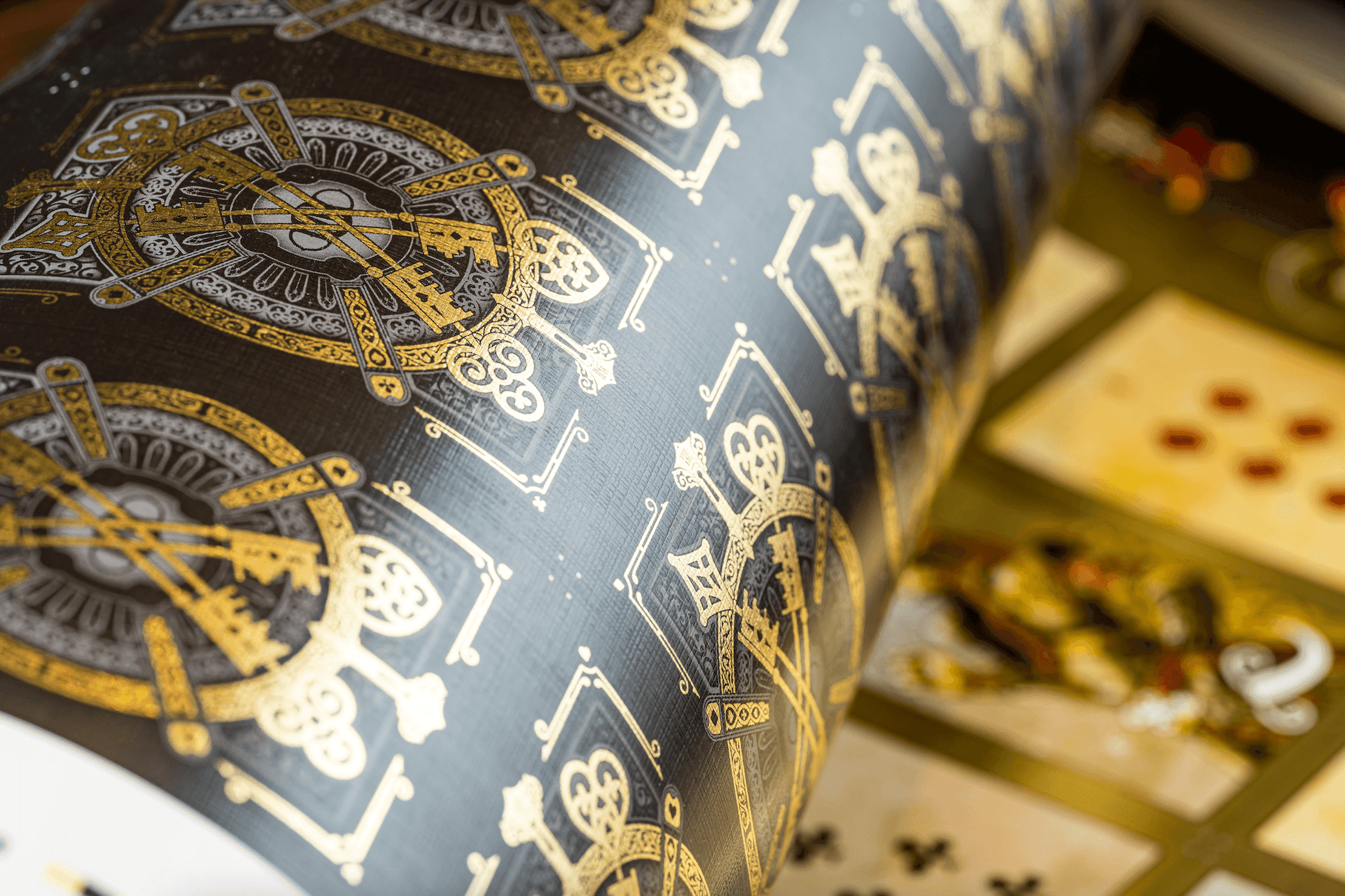 Uncut Sheet with signature - House of the Rising Spade Cartomancer V2 Playing Cards by Stockholm 17