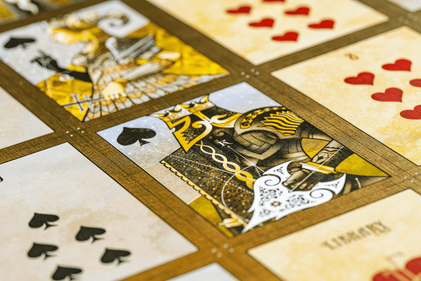 Uncut Sheet with signature - House of the Rising Spade Cartomancer V2 Playing Cards by Stockholm 17