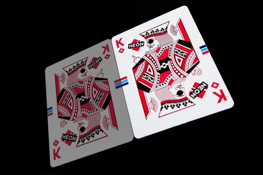 Hyper Neon Playing Cards by Riffle Shuffle Playing Cards by Riffle Shuffle Playing Card Company