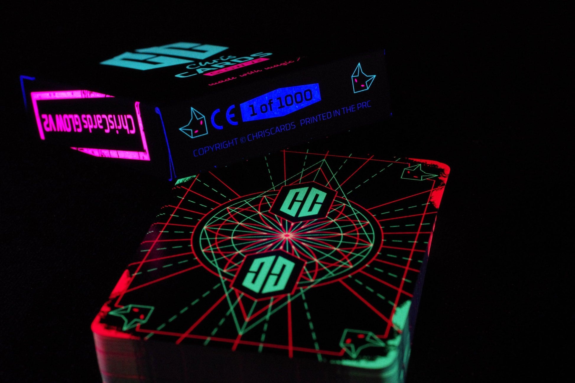 Chris Cards Glow V2 Playing Cards by Chris Cards