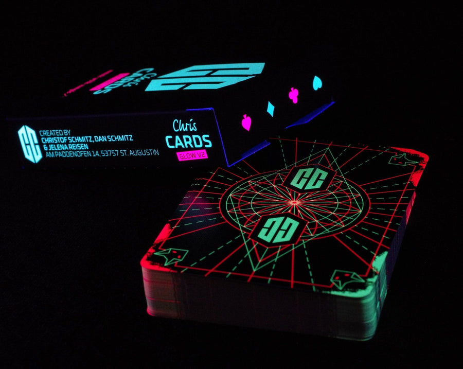 Chris Cards Glow V2 Playing Cards by Chris Cards