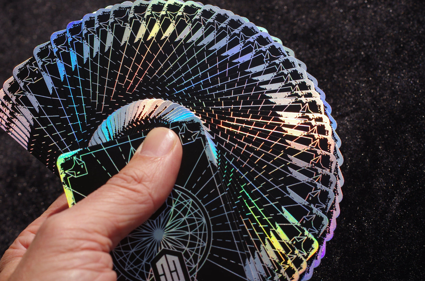 Holographic Chris Cards Playing Cards by Chris Cards
