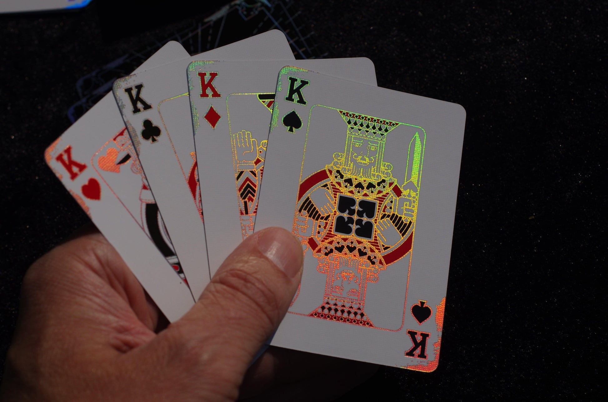 Holographic Chris Cards - Cardistry Playing Cards Rare Playing Cards Holographic Chris Cards - Cardistry Playing Cards Rare Playing Cards