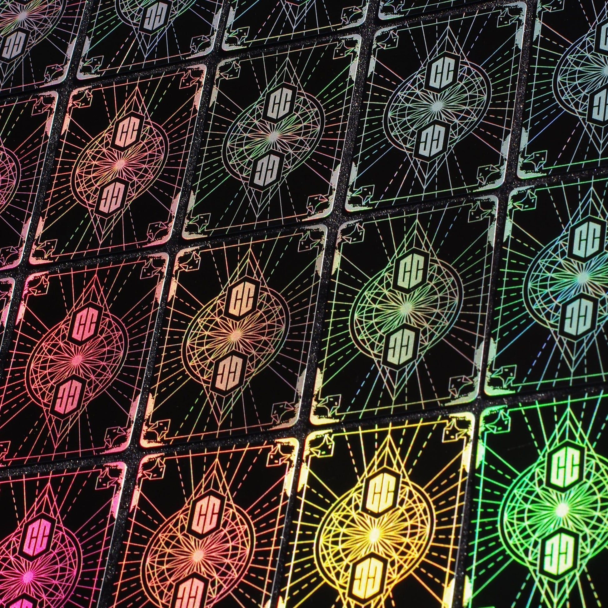 Holographic Chris Cards Playing Cards by Chris Cards