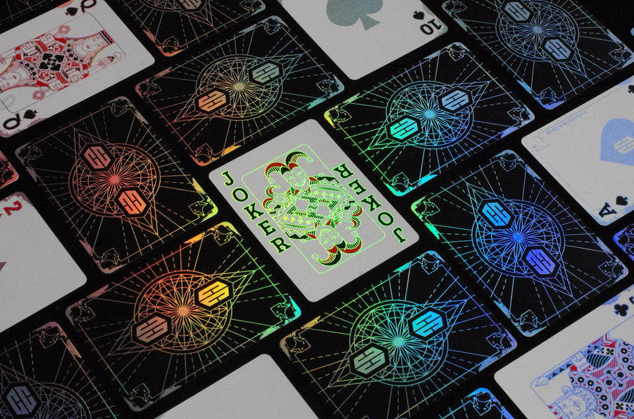 Holographic Chris Cards Playing Cards by Chris Cards