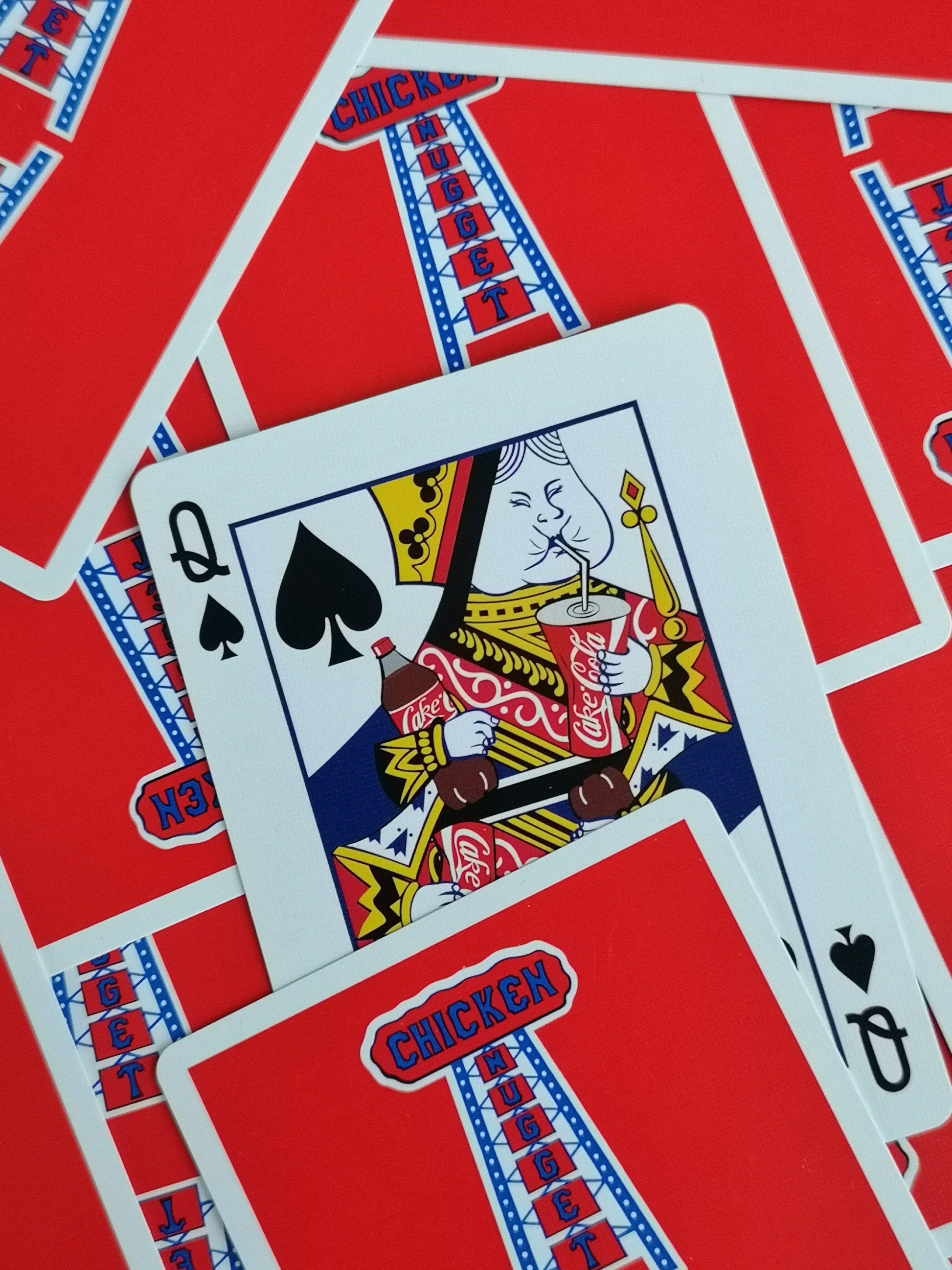 Chicken Nugget Playing Cards by HCPC