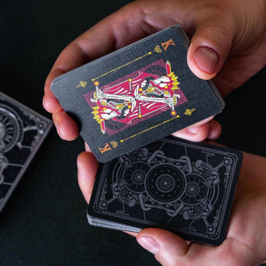 Infinitum Playing Cards - Midnight Black Playing Cards by Elephant Playing Cards