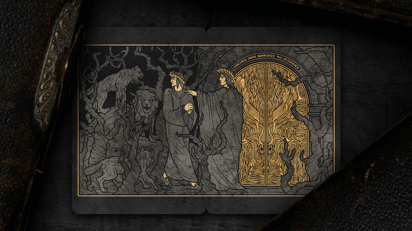 Inferno Playing Cards Playing Cards by Balthasar Epprecht