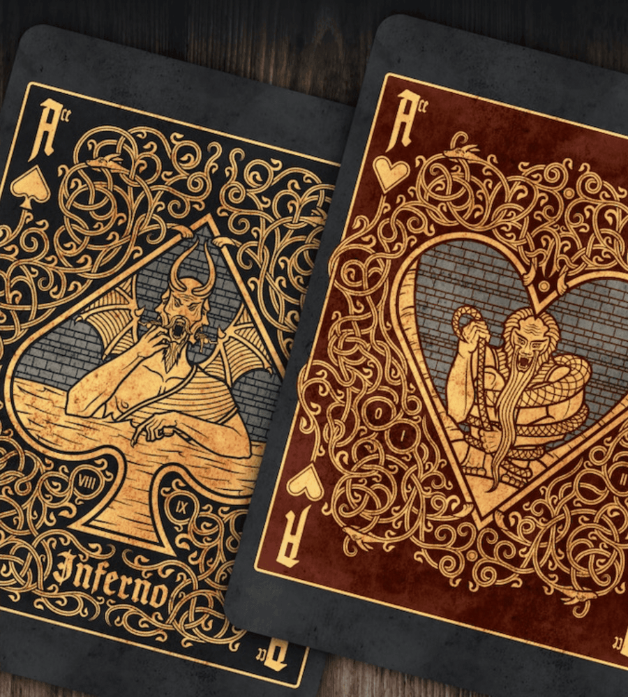 Inferno Playing Cards Playing Cards by Balthasar Epprecht