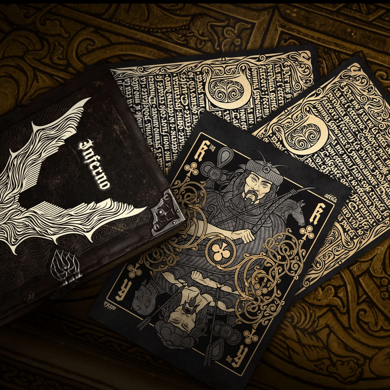 Inferno Playing Cards Playing Cards by Balthasar Epprecht