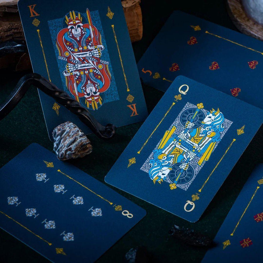 Infinitum Playing Cards - Royal Blue Playing Cards by Elephant Playing Cards