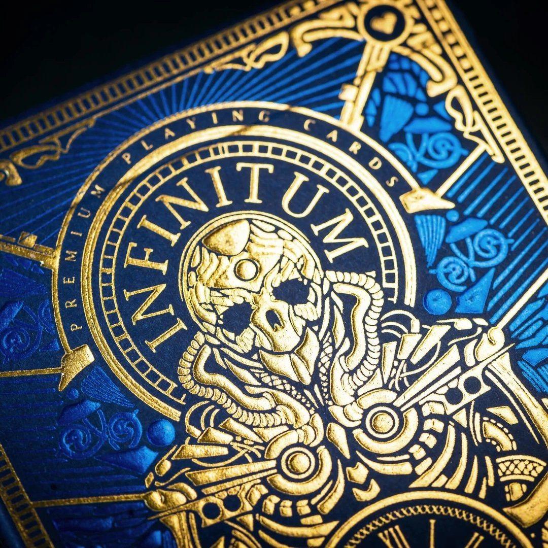 Infinitum Playing Cards - Royal Blue Playing Cards by Elephant Playing Cards