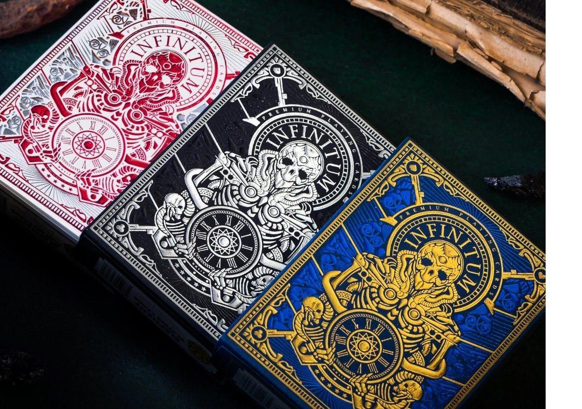 Infinitum Playing Cards - Ghost White Playing Cards by Elephant Playing Cards