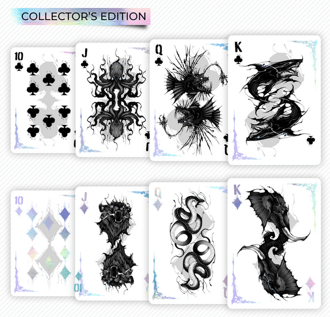 Gilded Ink Beast Collector's Edition Playing Cards Playing Cards by Ink Beast Playing Cards