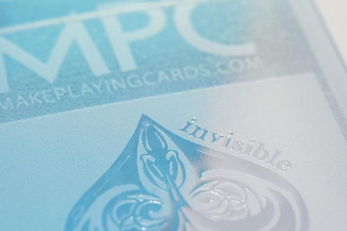 Invisible AQUA Playing Cards by MPC Playing Cards by MPC