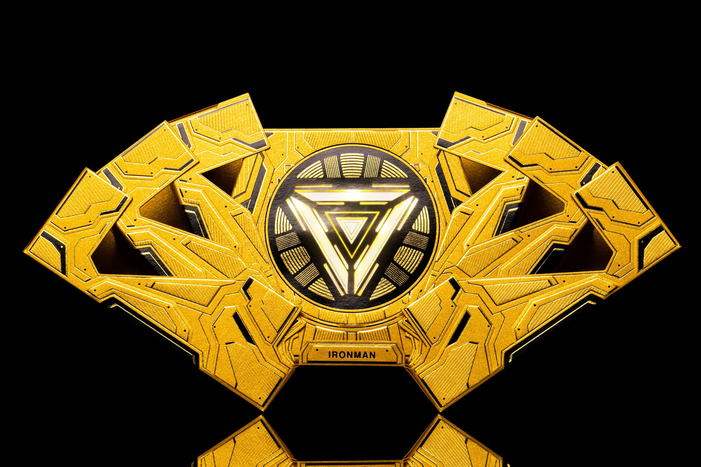 IRON MAN PLAYING CARDS - MK 21 GOLD FOIL Playing Cards by Card Mafia