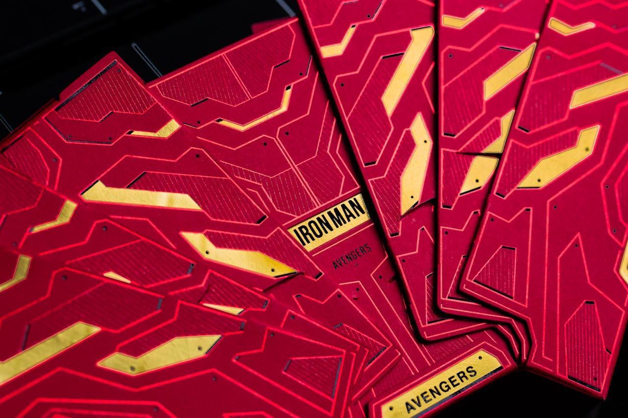 Iron Man Mark 85 Playing Cards Playing Cards by Card Mafia