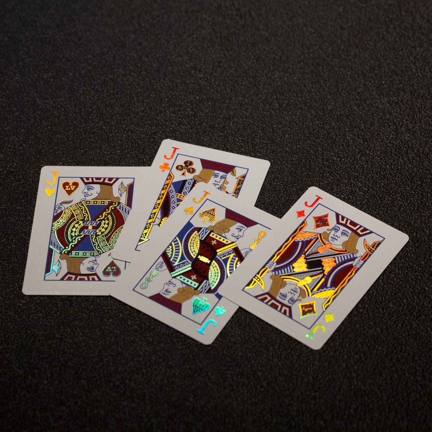 Ultraviolet - Vegas Diffractor Playing Cards by VXD Gaming