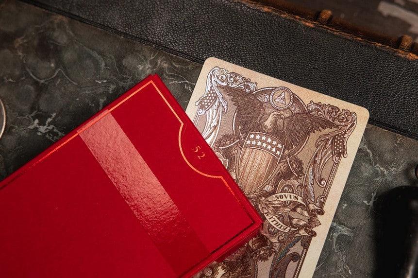 White Reserve Note Playing Cards Playing Cards by Kings Wild Project