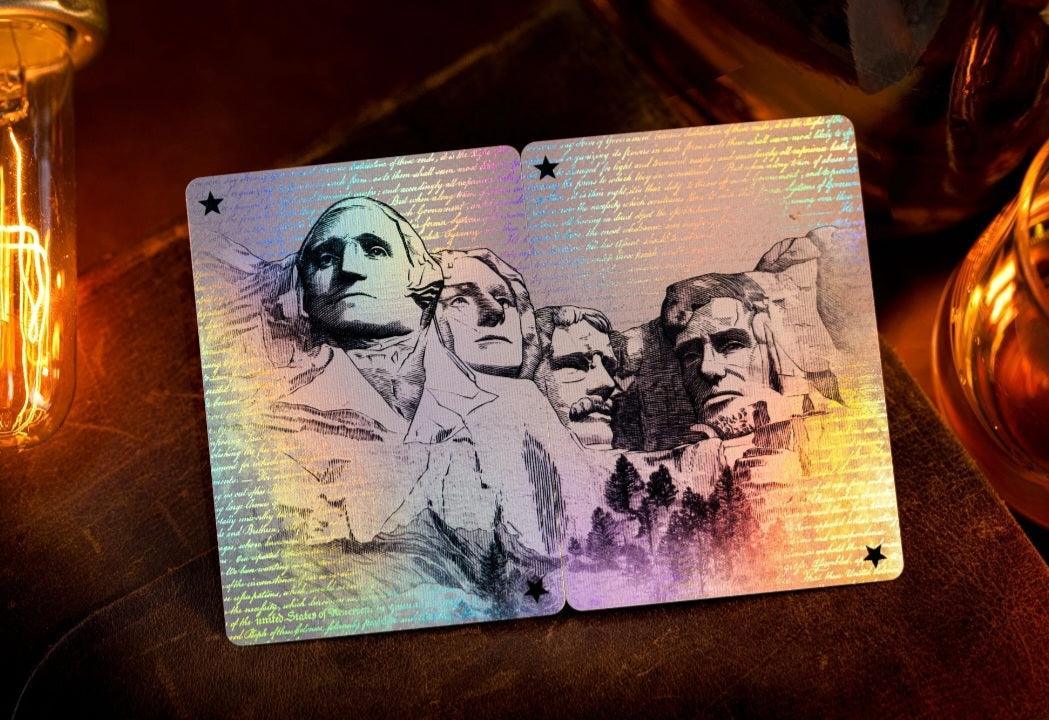 Holographic Legal Tender Version II by Kings Wild Projects Playing Cards by Kings Wild Project