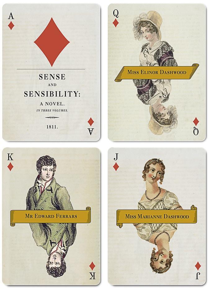 Jane Austen Playing Cards by US Playing Card Co.