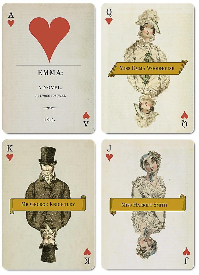 Jane Austen Playing Cards by US Playing Card Co.