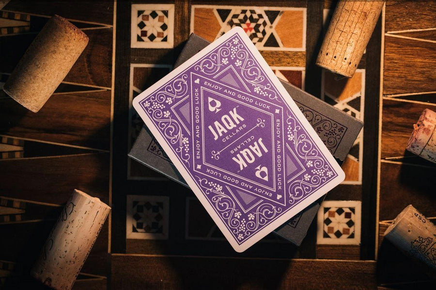 JAQK Amethyst-RarePlayingCards.com – Rare Playing Cards