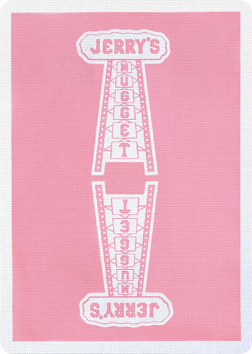 Jerry's Nugget Rose Playing Cards by Riffle Shuffle Playing Card Company