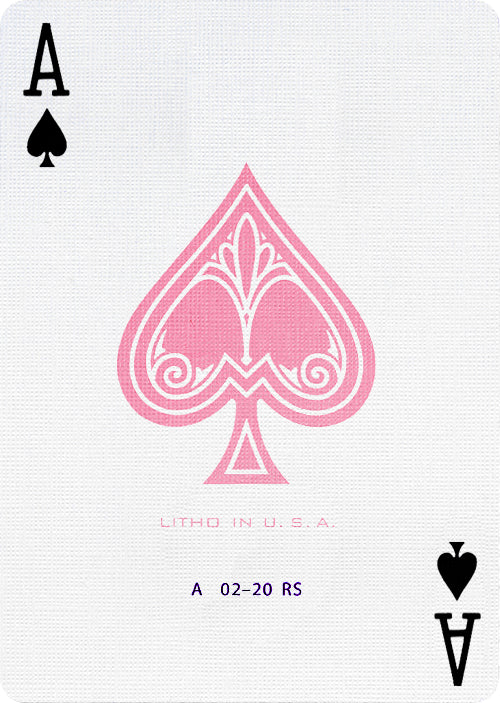 Jerry's Nugget Rose Playing Cards by Riffle Shuffle Playing Card Company
