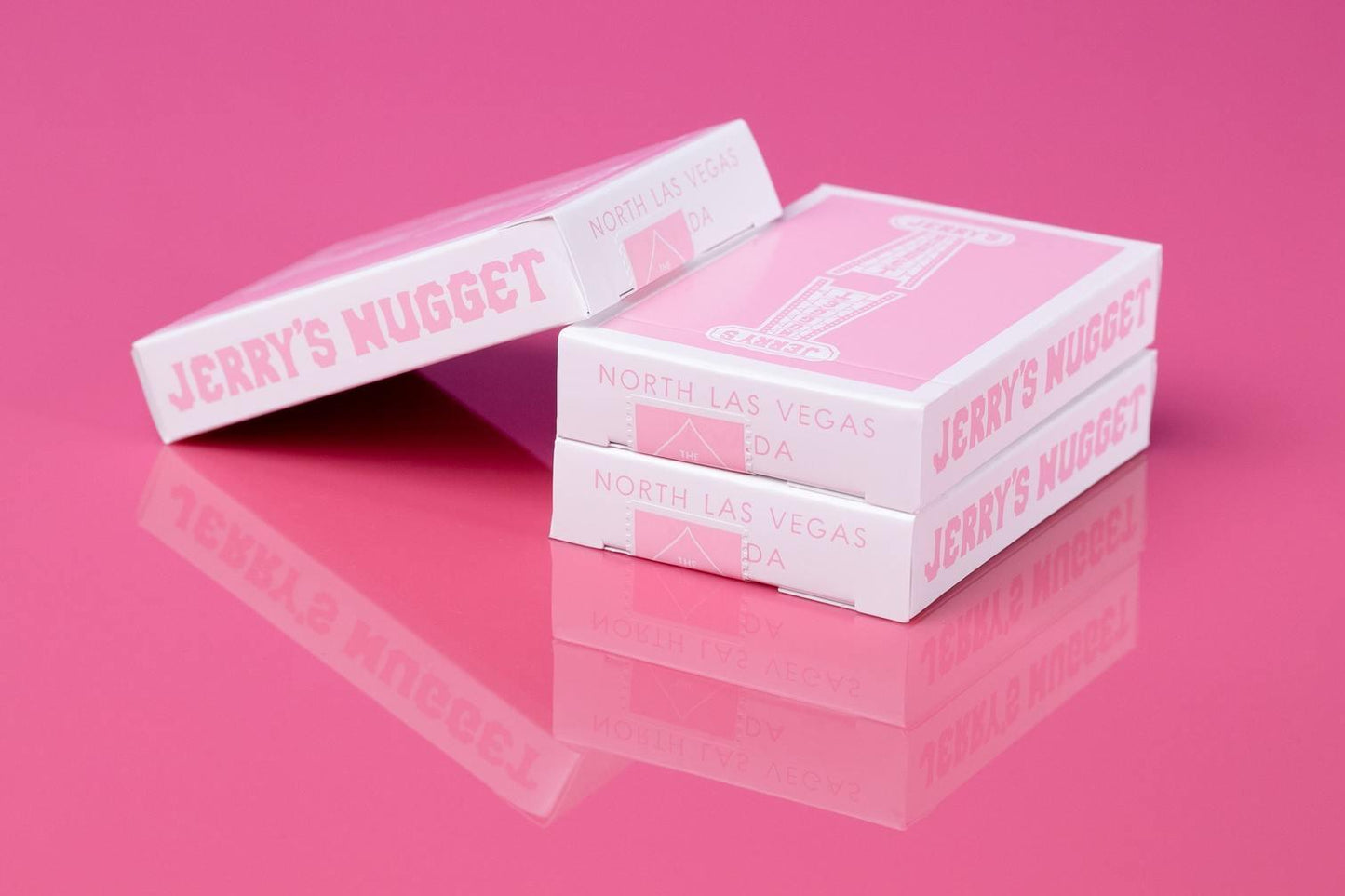 Jerry's Nugget Rose Playing Cards by Riffle Shuffle Playing Card Company