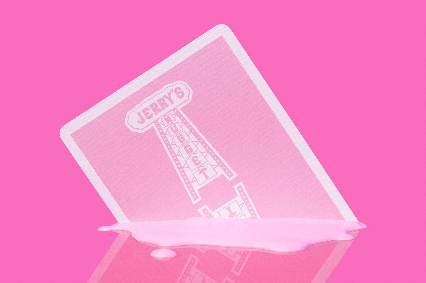 Jerry's Nugget Rose Playing Cards by Riffle Shuffle Playing Card Company