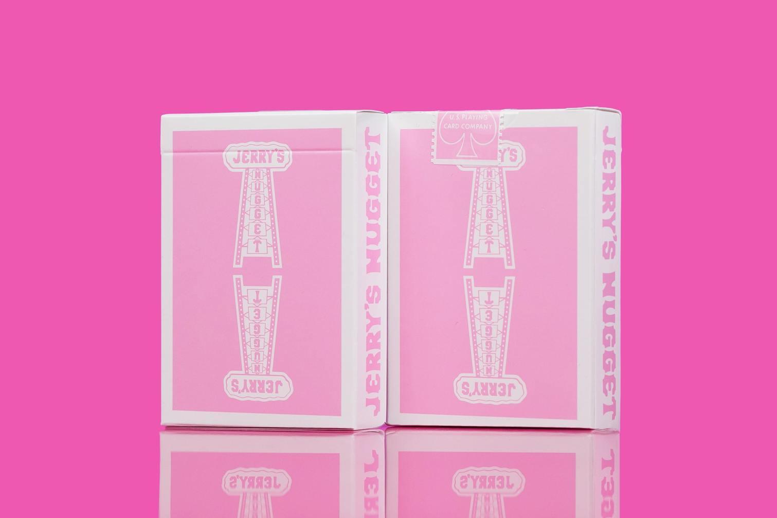 Jerry's Nugget Rose Playing Cards by Riffle Shuffle Playing Card Company