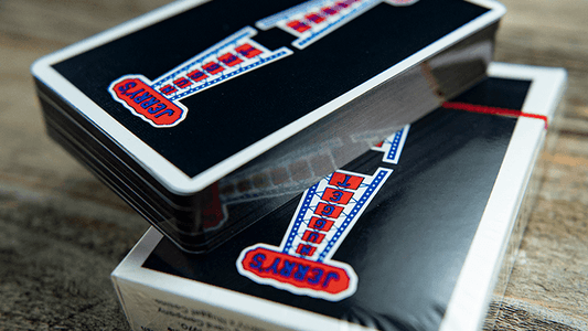Jerry's Nuggets Playing Cards - Black Gilded Vintage Feel Playing Cards by Jerry's Nugget Playing Cards