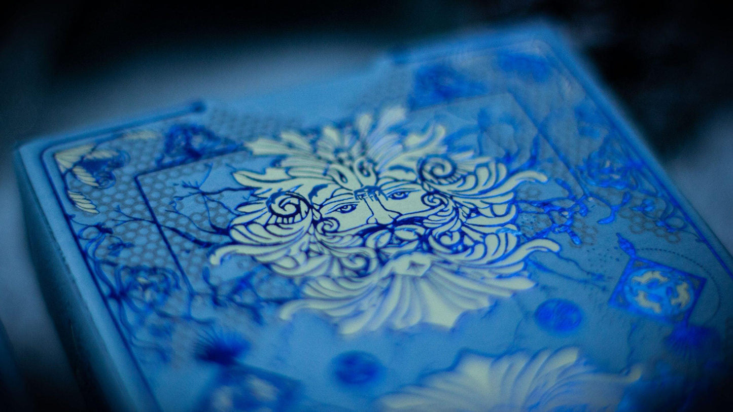 The Green Man Winter Playing Cards Playing Cards by Jocu Playing Cards