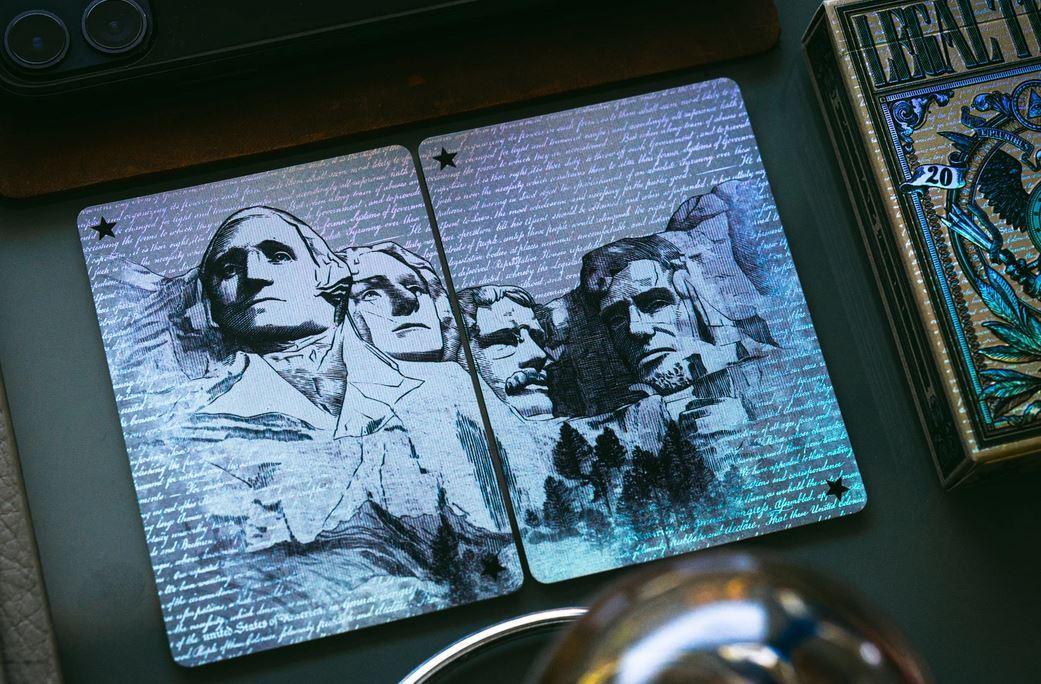 Holographic Legal Tender Version II by Kings Wild Projects Playing Cards by Kings Wild Project