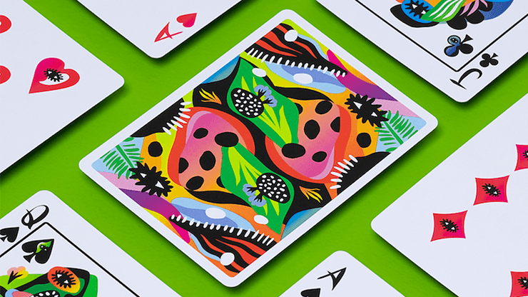 Jungle Playing Cards - Gilded Playing Cards by CardCutz