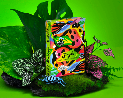 Jungle Playing Cards - Gilded Playing Cards by CardCutz