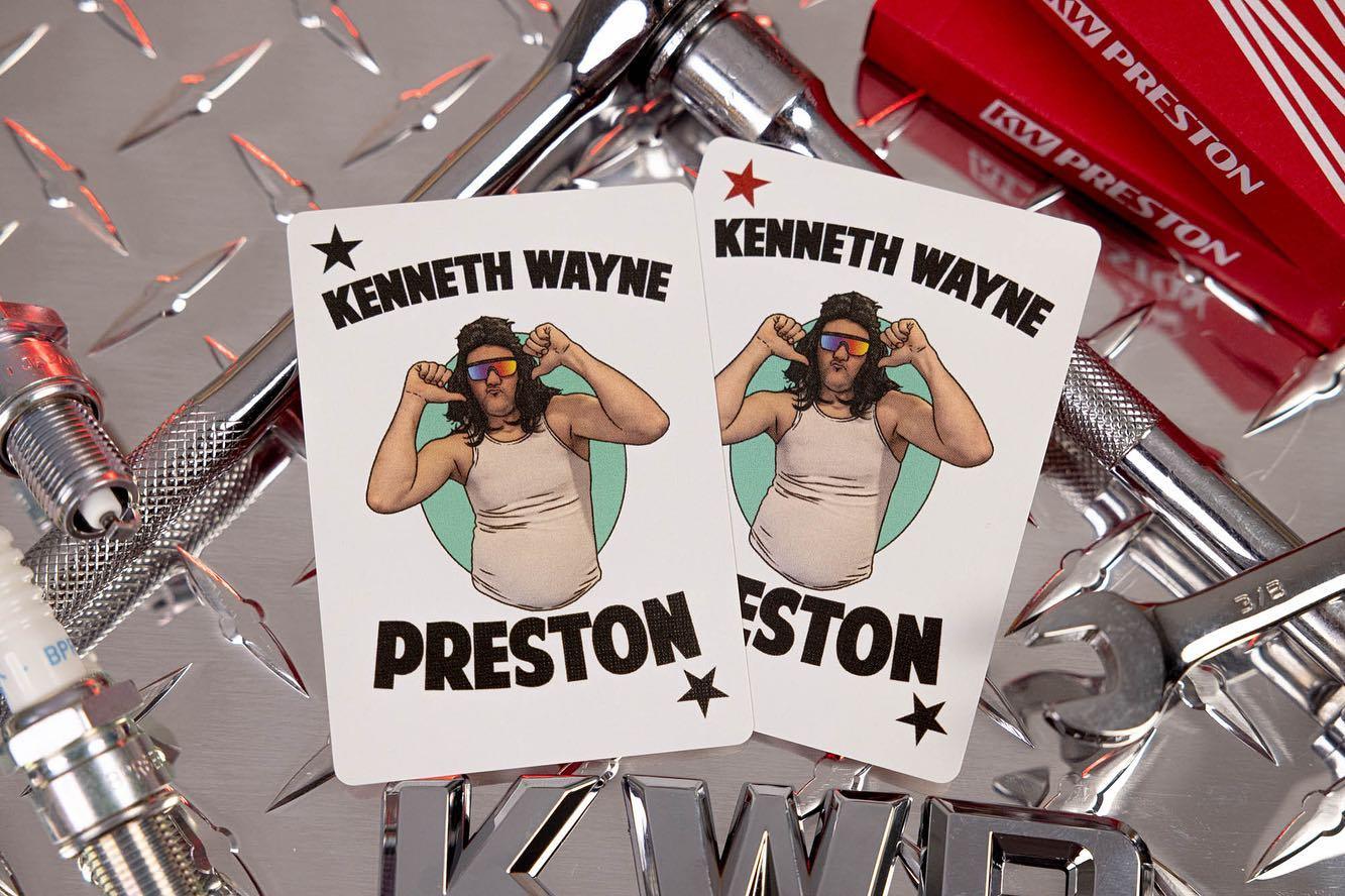 KWPreston Big Red One Playing Cards by Kings Wild Project