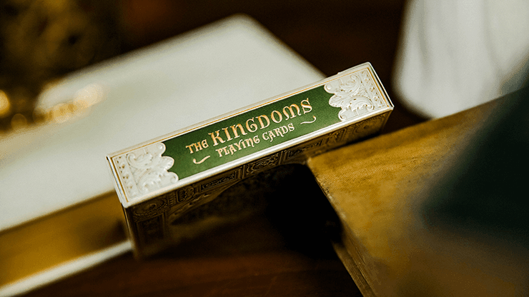 Kingdom Playing Cards - Green Playing Cards by Ark Playing Cards
