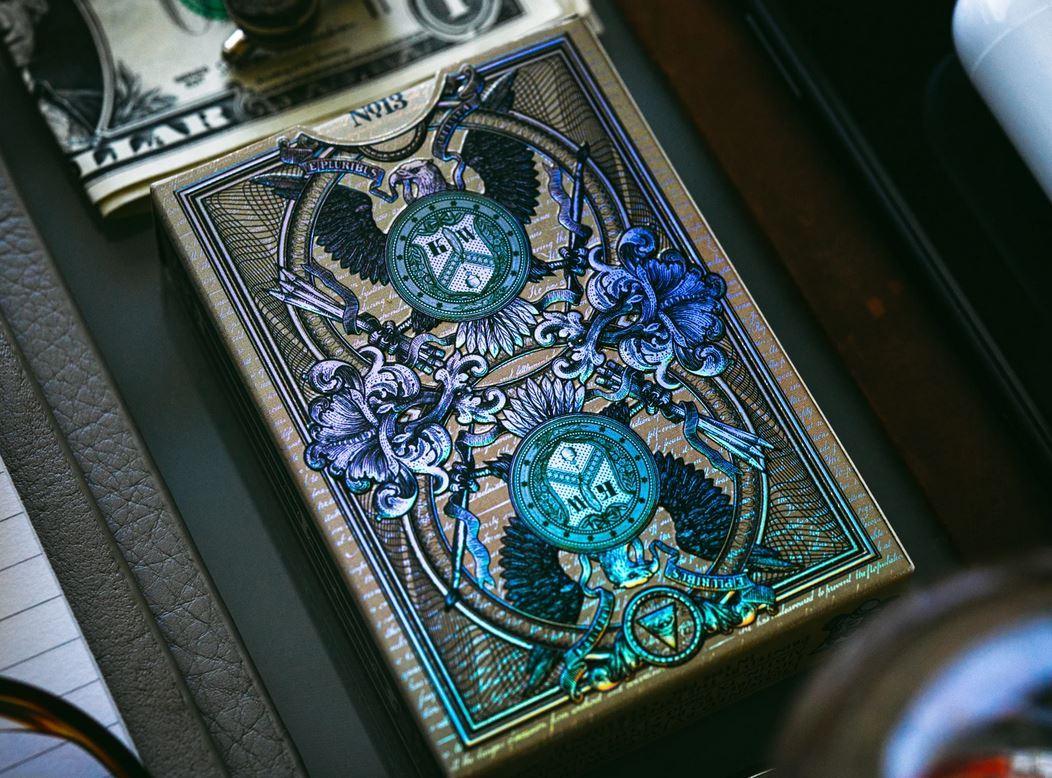 Holographic Legal Tender Version II by Kings Wild Projects Playing Cards by Kings Wild Project