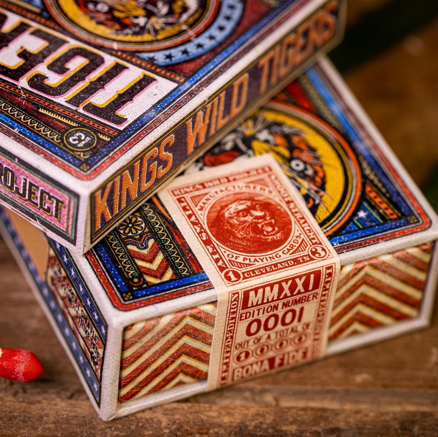 Limited Edition Tiger V2 - Matchbox Playing Cards by Kings Wild Projects Playing Cards by Kings Wild Project