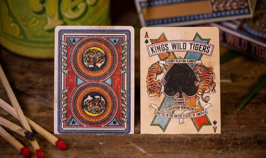 Limited Edition Tiger V2 - Matchbox Playing Cards by Kings Wild Projects Playing Cards by Kings Wild Project