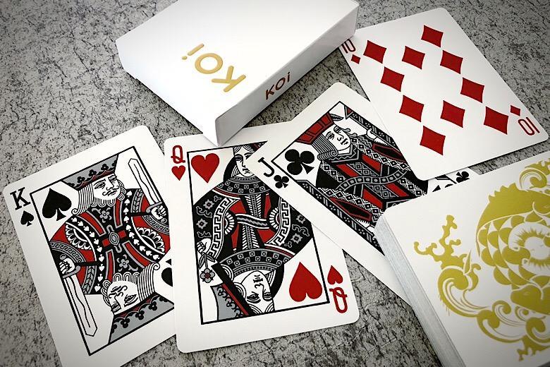 Koi V2 Playing Cards Playing Cards by RarePlayingCards.com