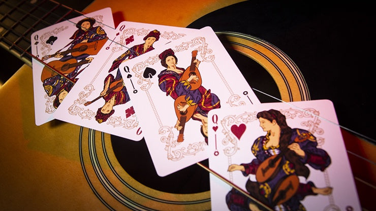 Limited Edition Six Strings Playing Cards by Murphy's Magic