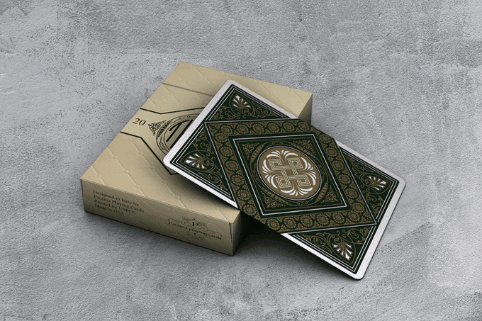 Theos Playing Cards - Green Playing Cards by Parama Playing Cards